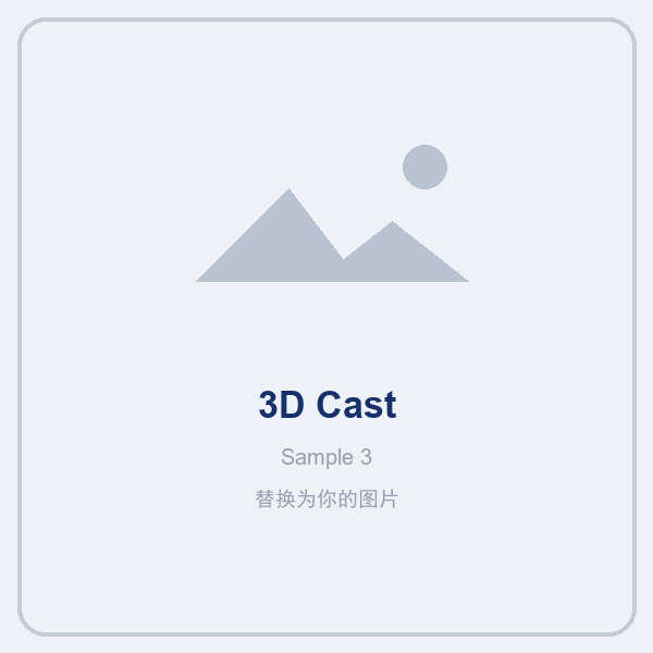 3D Cast sample 3