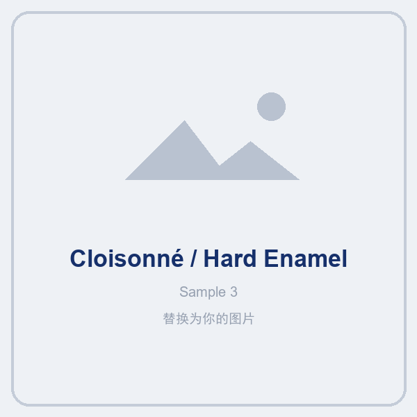 Cloisonné / Hard Enamel sample 3